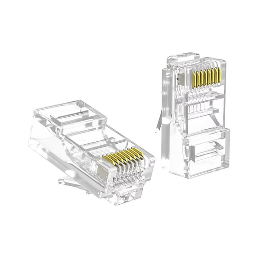 Разъем Cat5 UTP RJ45 с позолоченными контактами