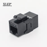 XLEP CAT 6 Keystone Coupler (UL Listed), 25-Pack RJ45 Keystone Coupler Female to Female UTP