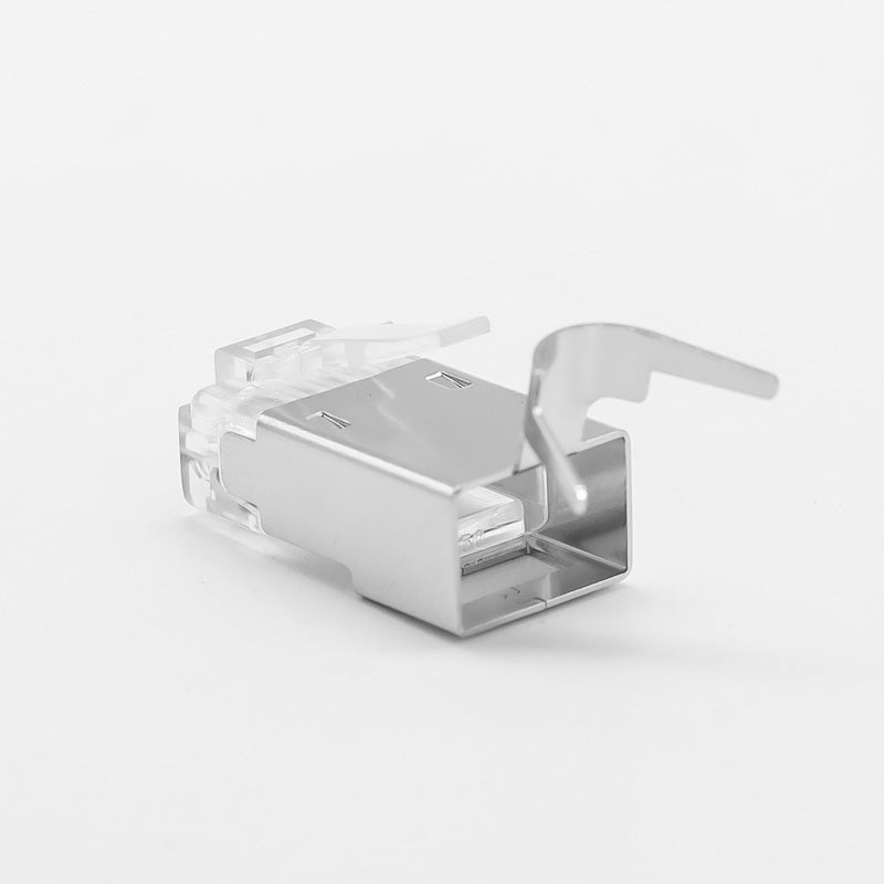 Экранированный проходной разъём Cat7 RJ45 | FTP 8P8C (штекер)