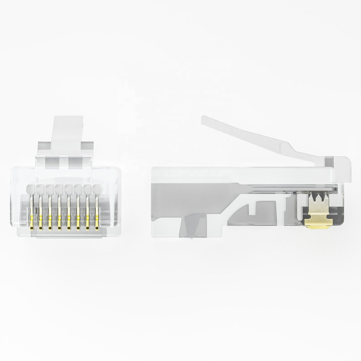 Cat5 UTP RJ45 Connector with Gold-Plated Contacts