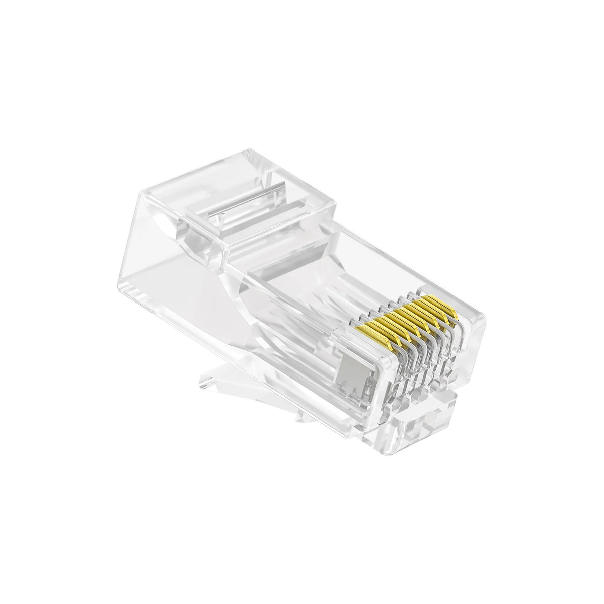 XLEP XL303 RJ45 Modular Plugs for Cat5e Cat6 UTP Cable, 100 Pack