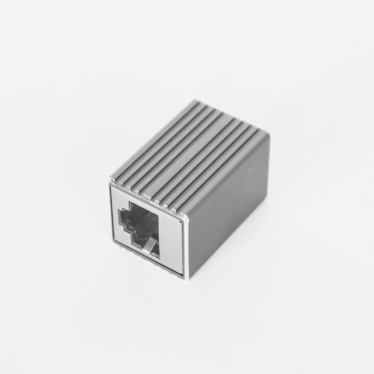 Shielded Cat6a RJ45 Inline Coupler, Female to Female, 5 Pack