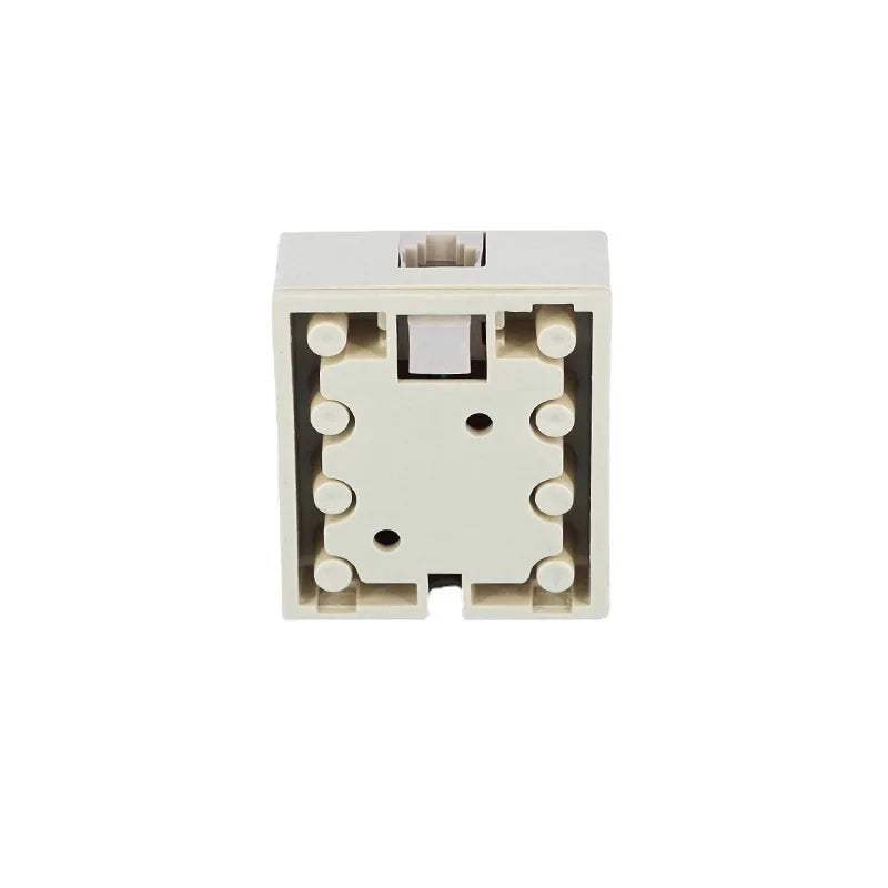 XLEP XL-40083 Single Port RJ11 6P2C Telephone Surface Box, 10 Pack