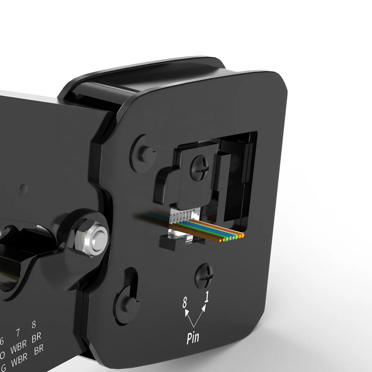 XLEP RJ45 Pass-Through Crimp Tool for 8P and 6P Connectors