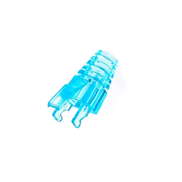 XLEP XL-707 Transparent PVC RJ45 Strain Relief Boots, 100 Pack