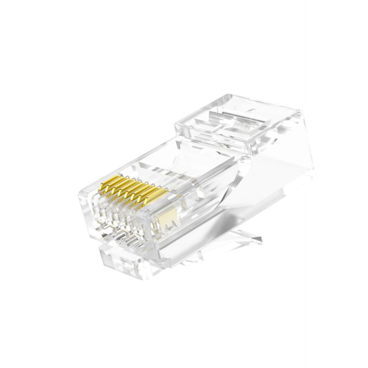 XLEP XL-560B Cat6 RJ45 Pass-Through Modular Plug, 8 Pin UTP