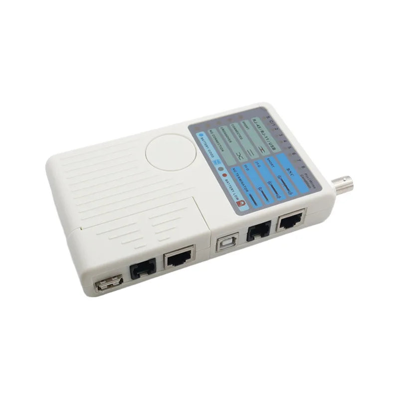4-in-1 Network Cable Tester with RJ11 RJ45 USB BNC Wire Tracker